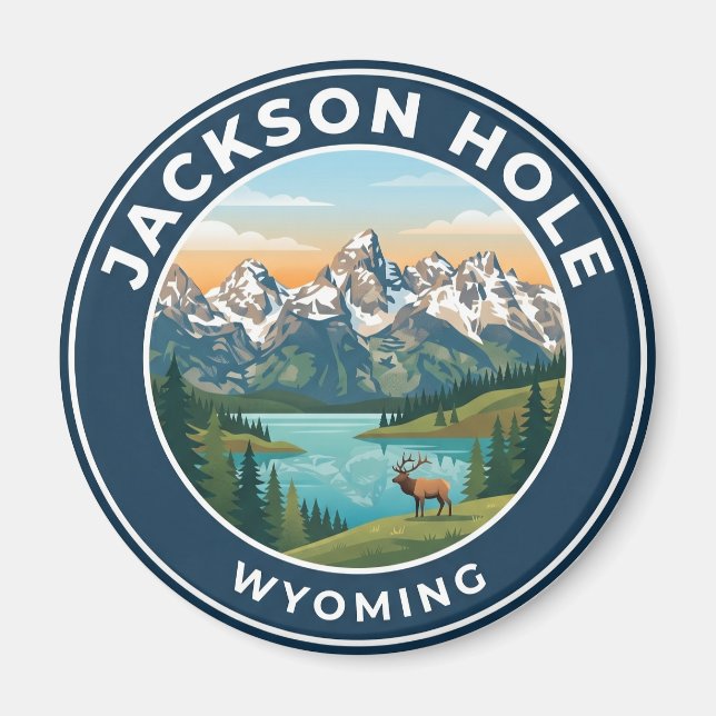 Jackson Hole USA Magnet (Vorne)