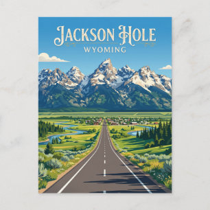 Jackson Hole USA Postkarte