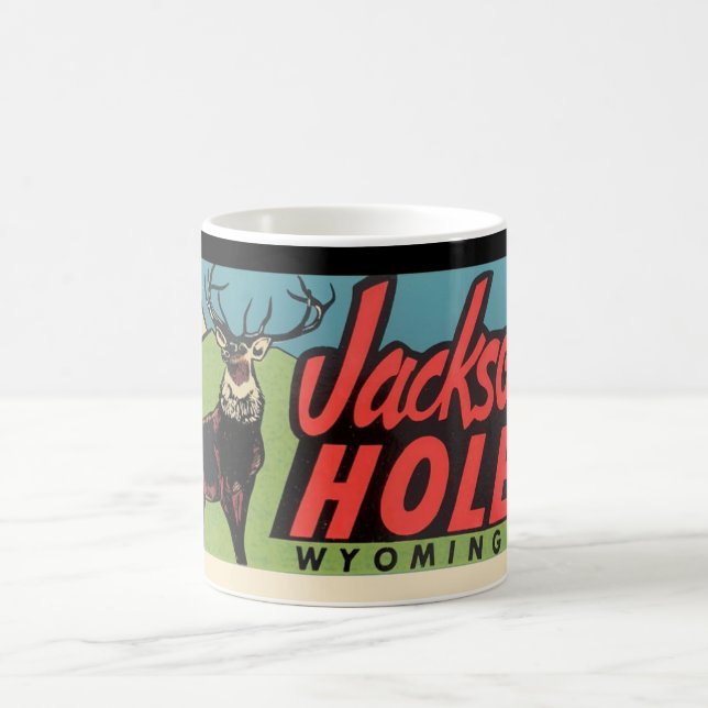 Jackson Hole WY Wildlife Mug Kaffeetasse (Mittel)