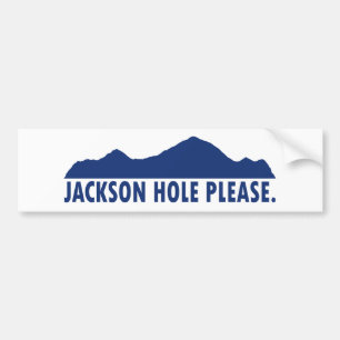 Jackson Hole Wyoming Bitte Autoaufkleber