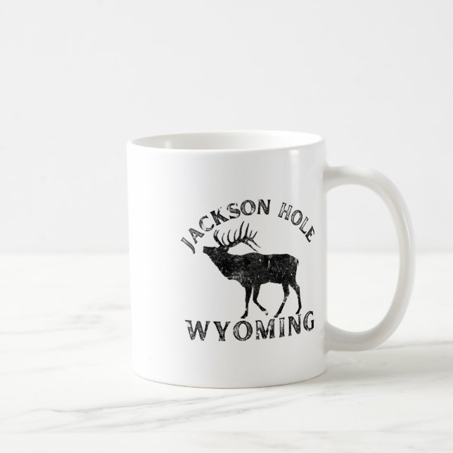 Jackson Hole Wyoming Elk Nature Hiking Outdoors  Kaffeetasse (Rechts)