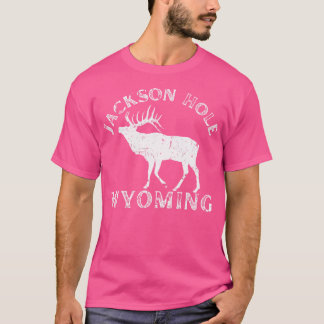 Jackson Hole Wyoming Elk Nature Wandern im Freien T-Shirt
