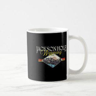 Jackson Hole Wyoming Grand Teton Berge Vintage Kaffeetasse