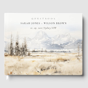 Jackson Hole Wyoming Landschaft Probeessen Gästebuch