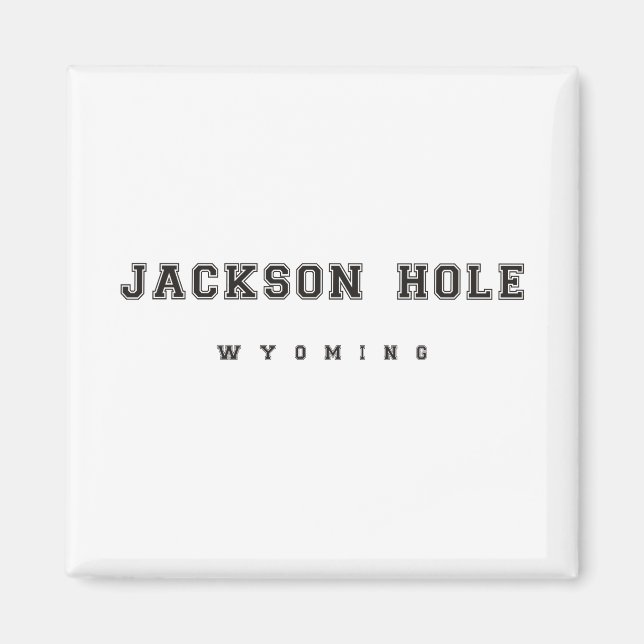 Jackson Hole Wyoming Magnet (Vorne)