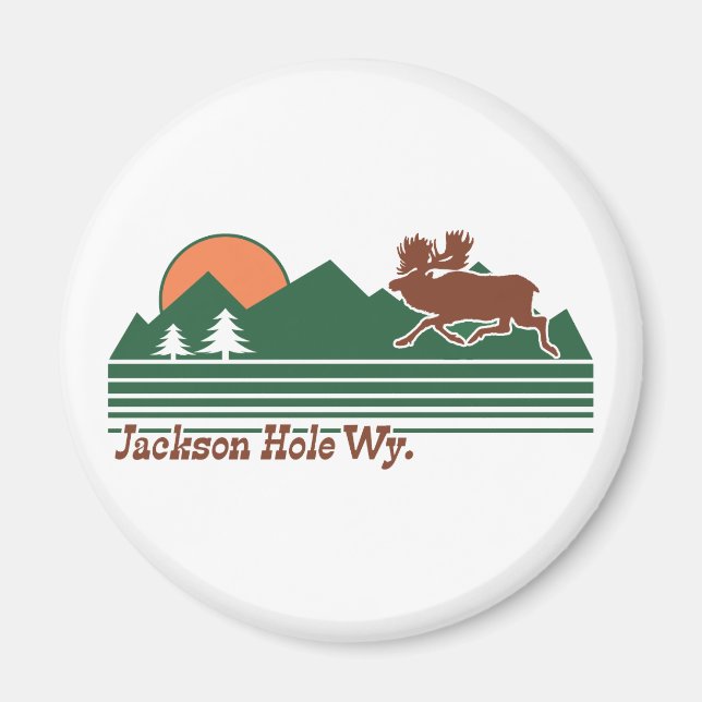 Jackson Hole Wyoming Magnet (Vorne)