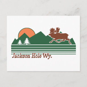 Jackson Hole Wyoming Postkarte