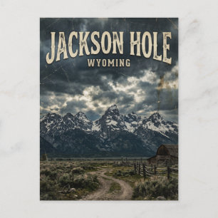 Jackson Hole Wyoming Postkarte