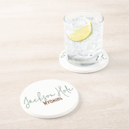 Jackson Hole, Wyoming Reise-Souvenir Getränkeuntersetzer