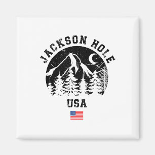 Jackson Hole Wyoming Ski Resort Alpin Ski Amer Magnet