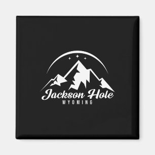 Jackson Hole Wyoming Ski Resort Skifahren Snowboar Magnet