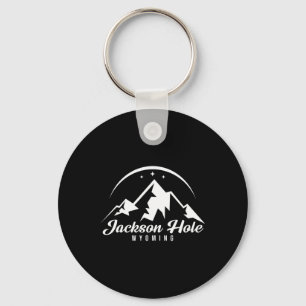 Jackson Hole Wyoming Ski Resort Skifahren Snowboar Schlüsselanhänger