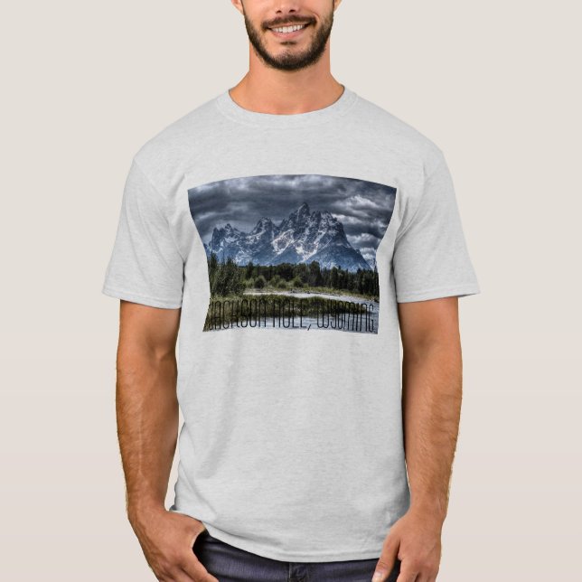 Jackson Hole, Wyoming T-Shirt (Vorderseite)