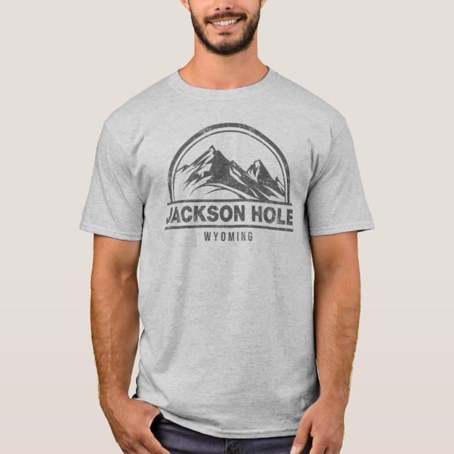 Jackson Hole Wyoming T-Shirt (Vorderseite)