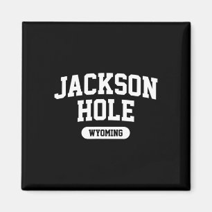 Jackson Hole Wyoming Tetons Skifahren Magnet