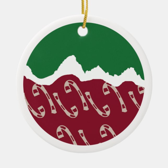 Jackson- Holeweihnachten Keramik Ornament (Vorne)