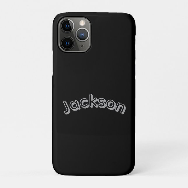Jackson Jungenname, Case-Mate iPhone Hülle (Rückseite)