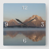 Jackson Lake Damm Reflexion im Grand Teton Park