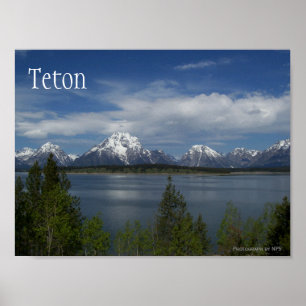 Jackson Lake, Grand Teton National Park, WY Poster