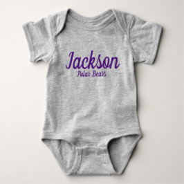 Jackson Polar Bears Baby Bodysuit Baby Strampler