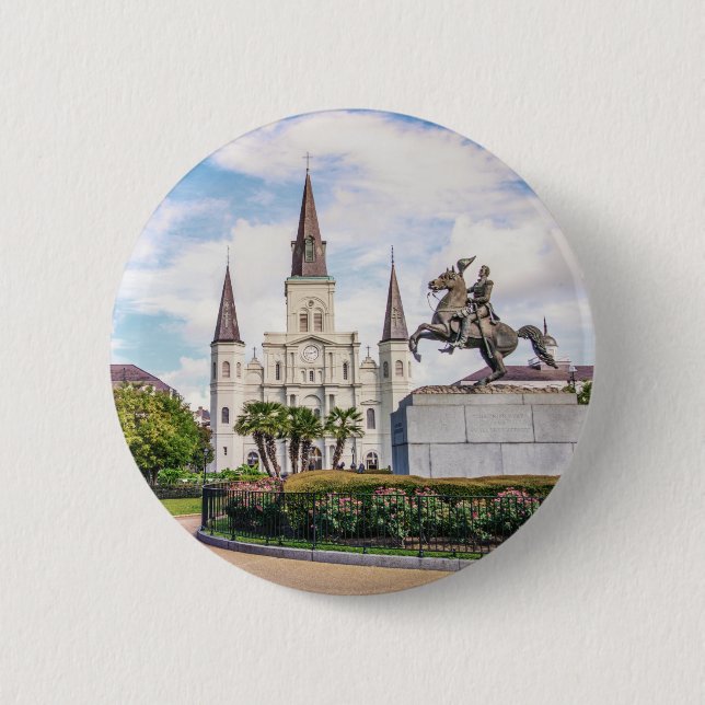 Jackson Square Button (Vorderseite)