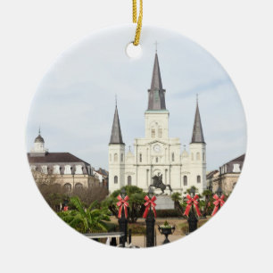 Jackson Square Keramik Ornament