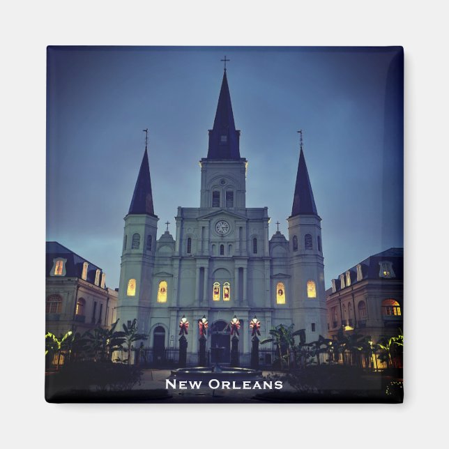 Jackson Square, New Orleans, Kathedrale Magnet (Vorne)