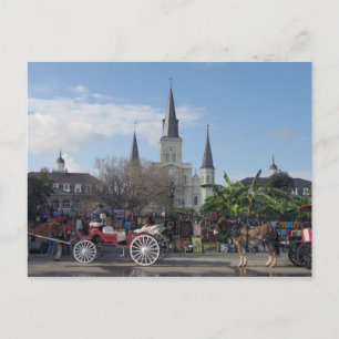 Jackson Square - New Orleans Postcard Postkarte