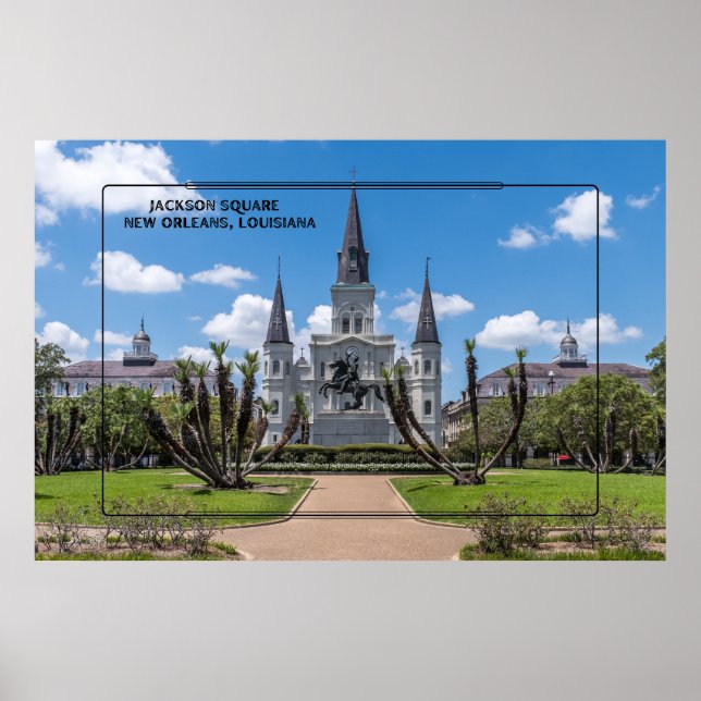 Jackson Square New Orleans Poster (Vorne)