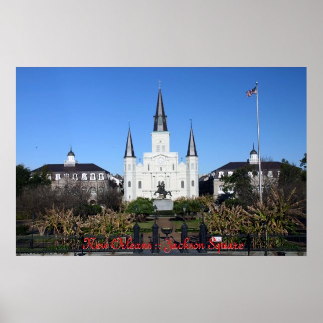 Jackson Square, New Orleans Poster (Vorne)