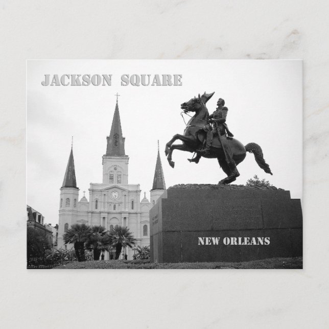 Jackson Square, New Orleans Postkarte (Vorderseite)