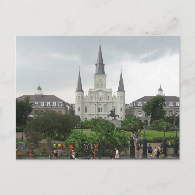 Jackson Square Postkarte (Vorderseite)