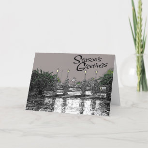 Jackson Square Seasons Grüße Eins Feiertagskarte
