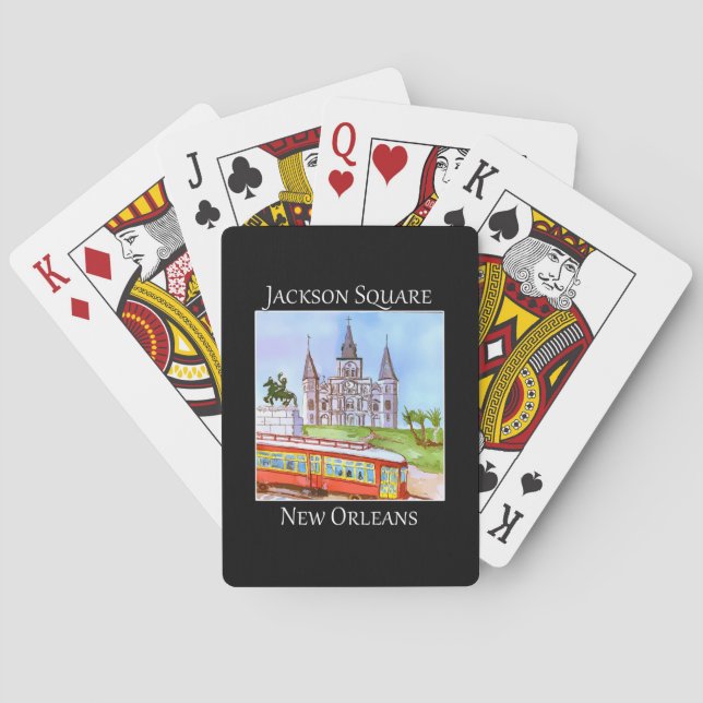 Jackson Square Spielkarten (Rückseite)