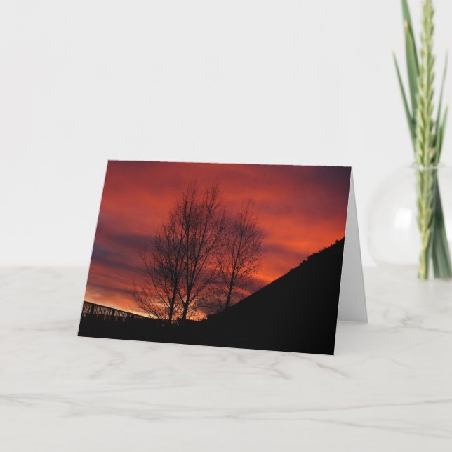 Jackson Sunset Note Karte (Vorderseite)