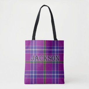 Jackson Tartan mit dem Nachnamen