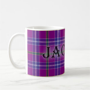 Jackson Tartan mit Nachname Kaffeetasse