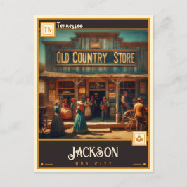 Jackson, Tennessee | VINTAG Postkarte