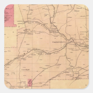 Jackson Township Quadratischer Aufkleber