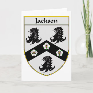 Jackson-Wappen/Familienwappen Feiertagskarte