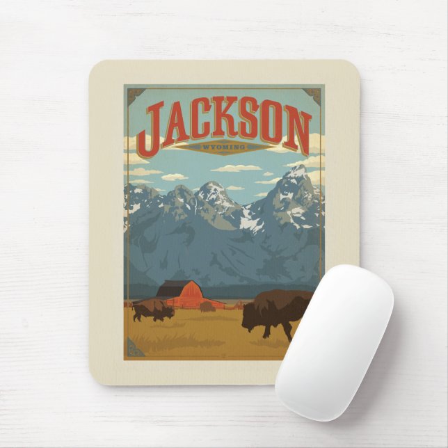Jackson | Wyoming Mousepad (Mit Mouse)