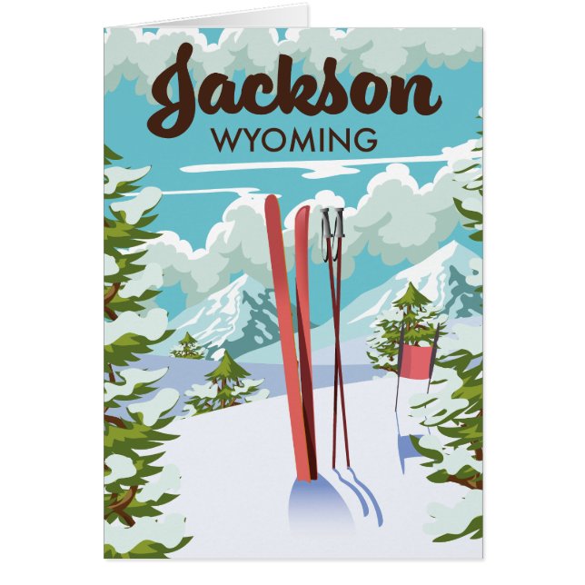 Jackson Wyoming Skipposter (Vorne)