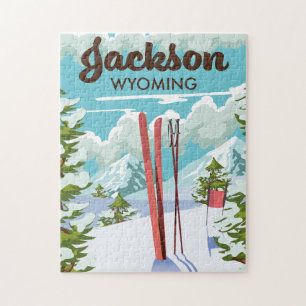Jackson Wyoming Skipposter Puzzle