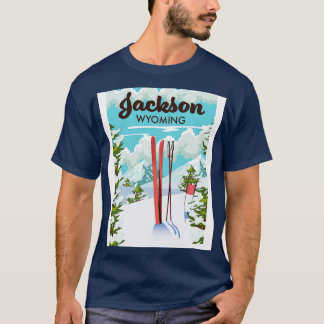 Jackson Wyoming Skipposter T-Shirt