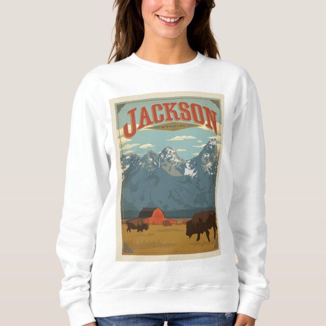 Jackson | Wyoming Sweatshirt (Vorderseite)