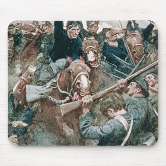 Jacksons Brigade stehend wie eine Steinwand Mousepad (Vorne)