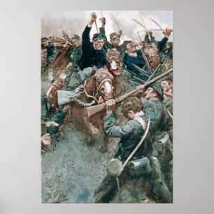 Jacksons Brigade stehend wie eine Steinwand Poster