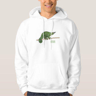 Jacksons Chamäleon-Cartoon-Abbildung Hoodie
