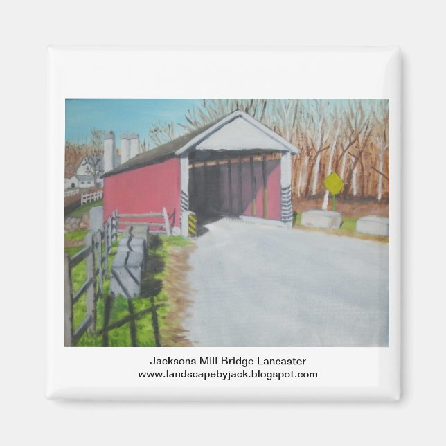 Jacksons Mill Bridge Lancaster. Magnet (Vorne)