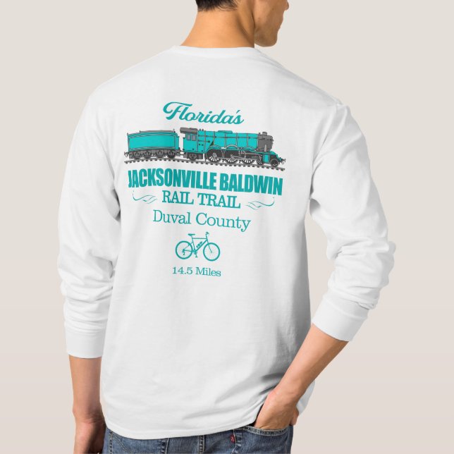 Jacksonville Baldwin Rail Trail (RT2) T-Shirt (Rückseite)